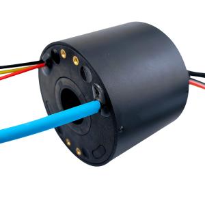 3-way 20A circuit and Ethernet combination slip ring Gigabit network transmissio