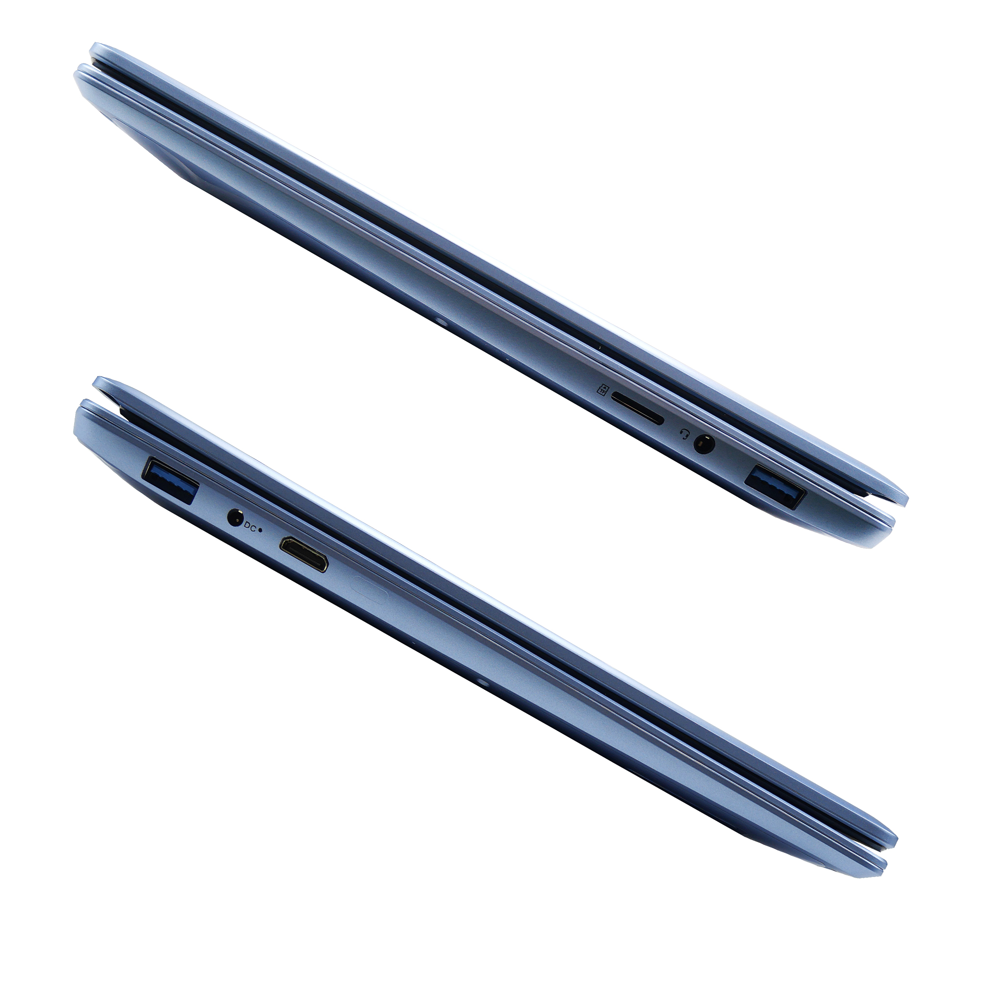 14.1inch Bule Laptop J4125 CPU 8GB RAM 256GB Storage Full HD IPS Display 5000mAh Battery Windows 10 Plastic Material