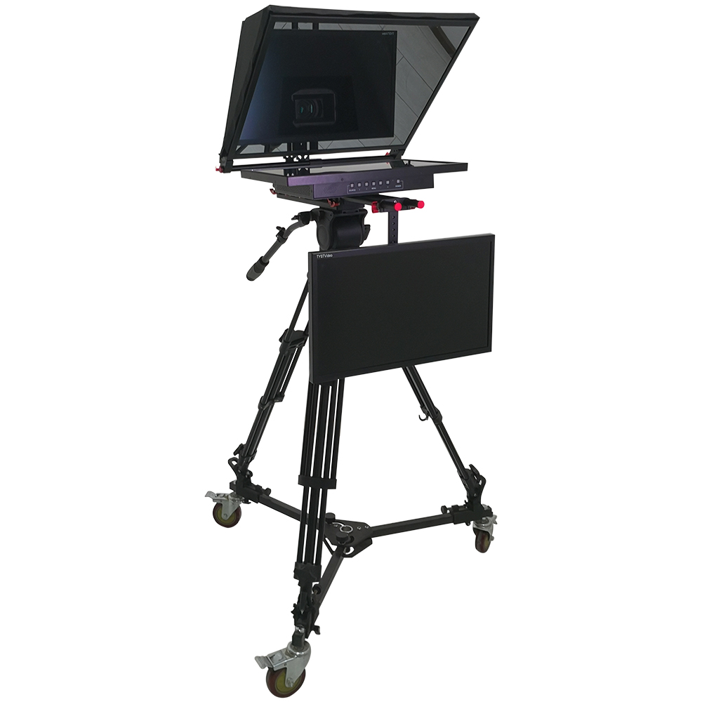 TYSTVideo Radio Broadcast Equipment Teleprompter with 24 inch Monitor Perfect Match