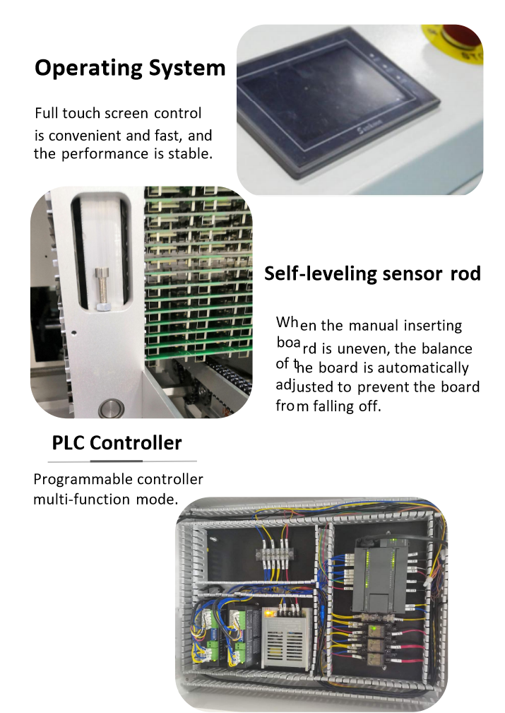 SMT Mini Pcb Loader Unloader Flexible Smt Assembly With LED Touch Screen