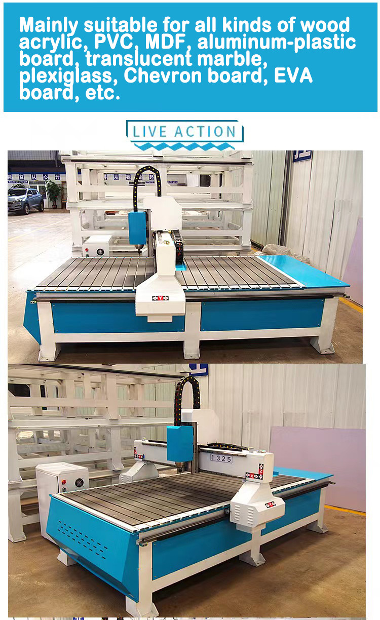 1325 Woodworking CNC Router Machine For Wood Engraving Machine With 3 Axis