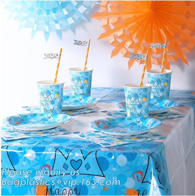 Party Decorations Supplies Individual plaid drinking straw wrap paper,party supply supplies and decorations princess par