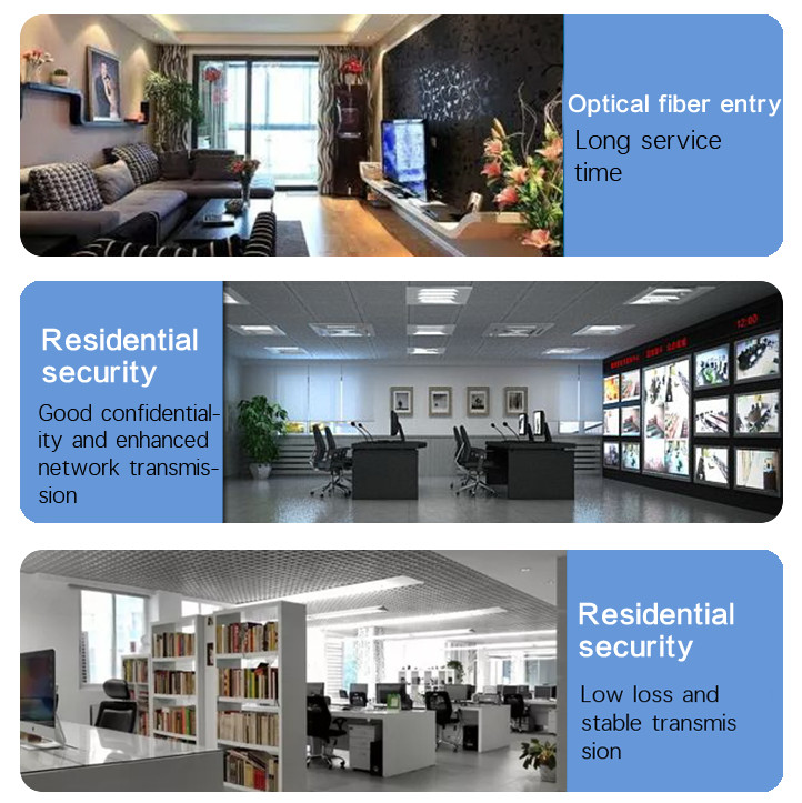 Single Mode indoor Aerial FTTH Optical Fiber Cable GJXFH 1B 2km reel