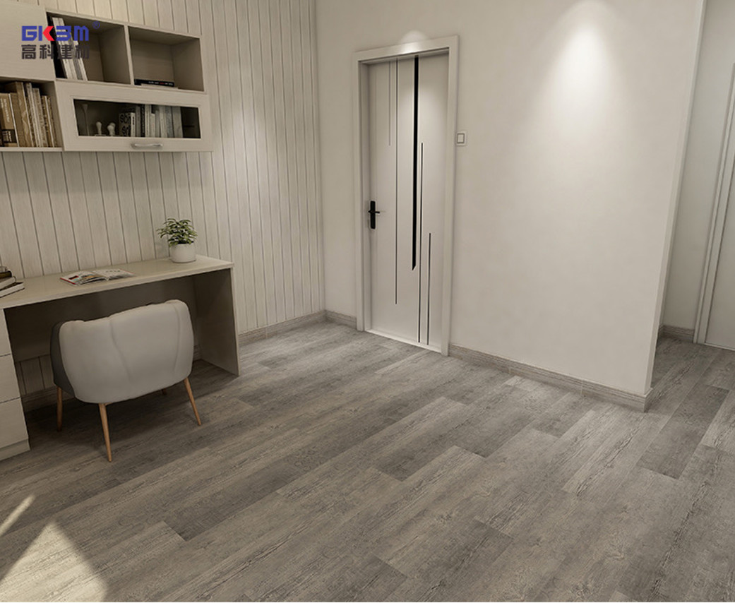 Eco Friendly SPC Flooring 4mm Waterproof Nostalgic Gray Oak GKBM Greenpy SY-W1009