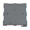 Buy cheap B125 Square Manhole Cover Frame Pedestrianised Areas And Similar Surfaces from wholesalers