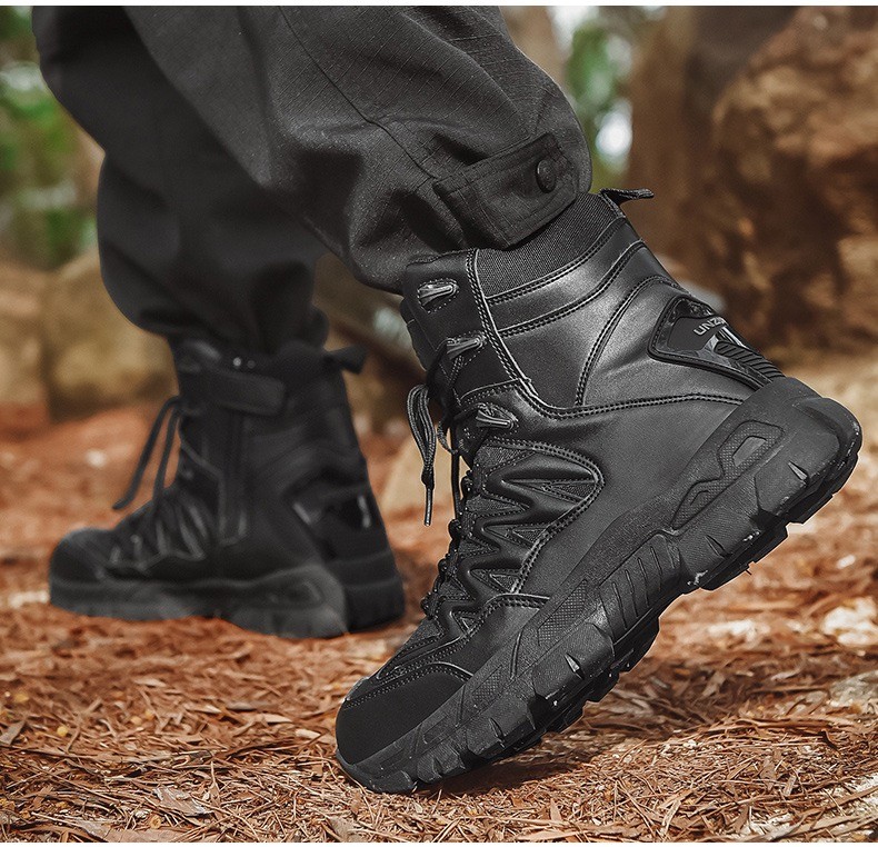 Outdoor Men's High-top Tactical Boots Mountaineering Hunting Boots Training High-top Men's Boots