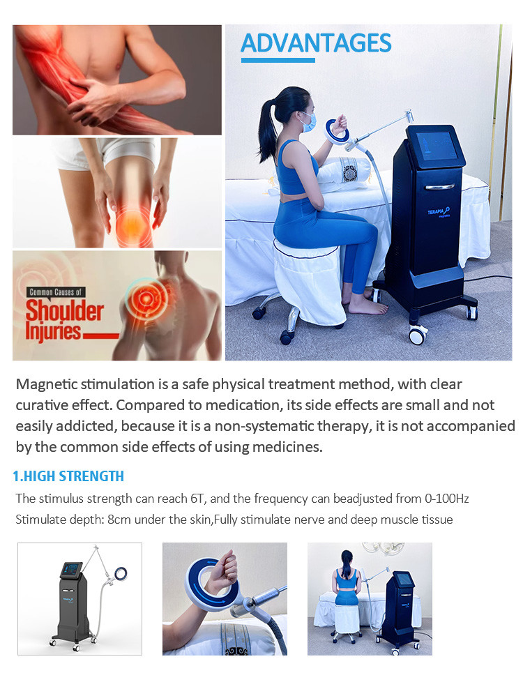PEMF Pulsed Electromagnetic Field Machine For Fast Rehabilitation