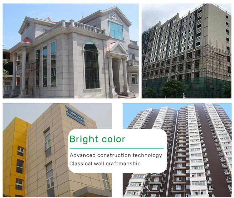 20KG/BUCKET Natural Stone Textured Paint High Adhesion Coating for Outside Wall Paint