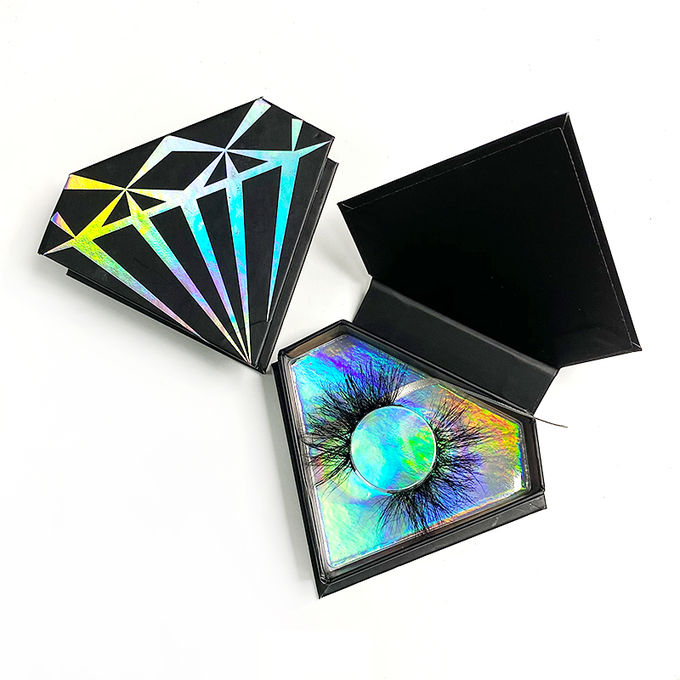 3D False Lashes Private Label Packaging Faux mink lashes-15-20mm 9
