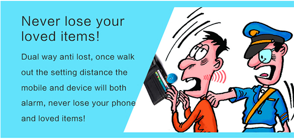 Remote Control Self-timer Shutter Bluetooth Anti-Lost Tracker for Android Smartphone