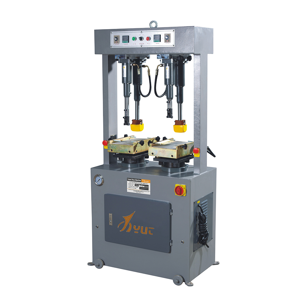 Double Headed Pneumatic Sole Press Machine Safe And Efficient Power Saving