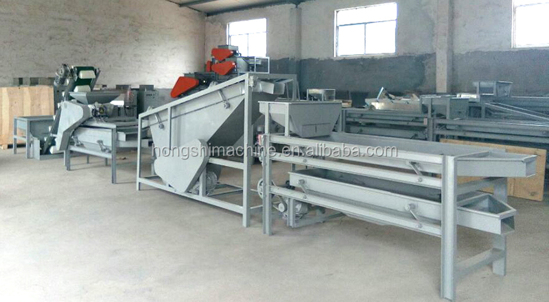 400kg/h Almond hazelnut shelling production line Almond peeling machine Almond cracker separating machine