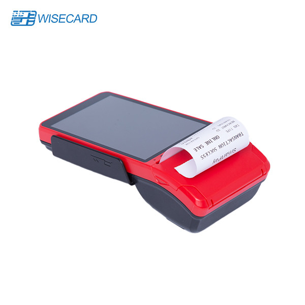 PCI Biometric Handheld POS Terminal 2.4GHz ISM Dual Camera