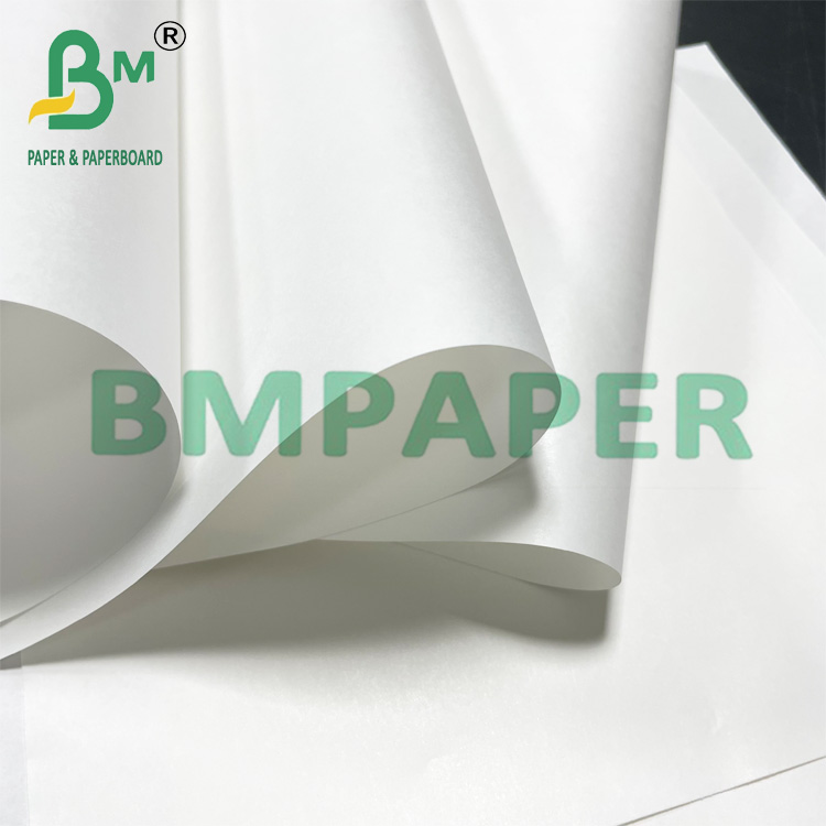 40g 50g One Side Coated MG White Kraft Paper For Food Packaging Bags