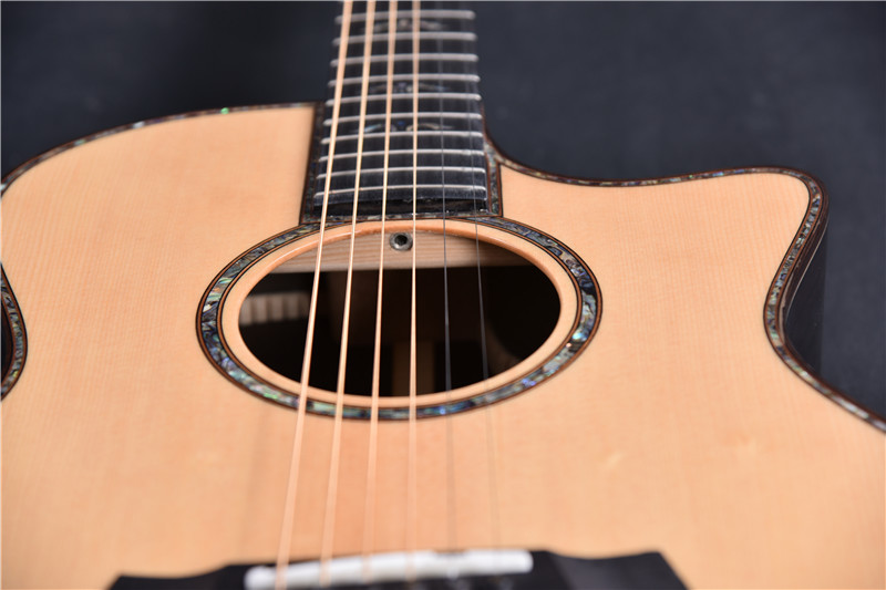 Custom Grand 914c acoustic guitar solid spruce top 914ce acoustic electric guitar B Band A11 eq free shipping acoustic