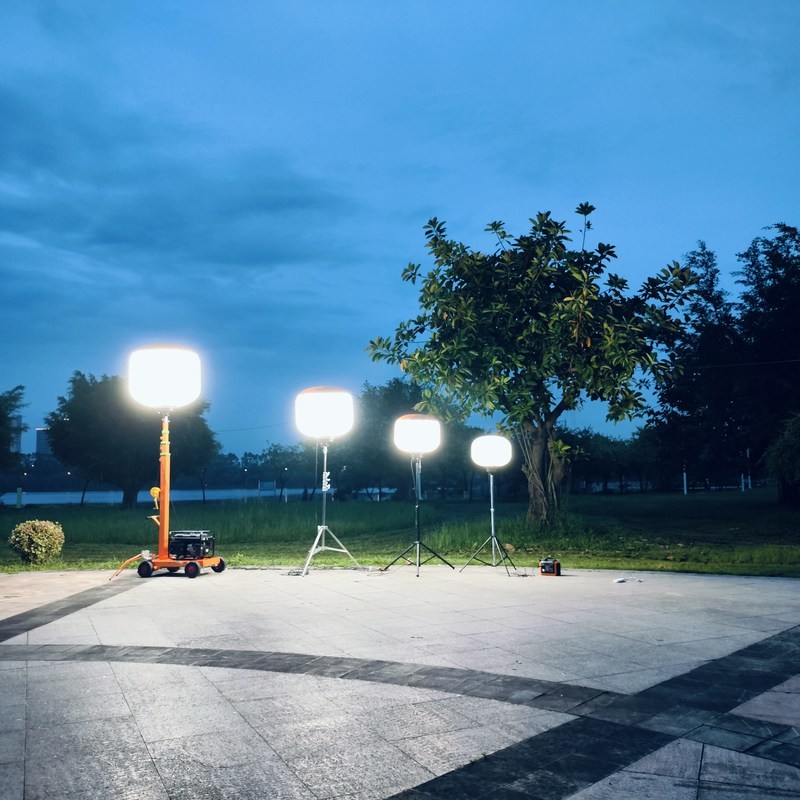 1000W Construction Jobsite LED Inflated 360 Degress Balloon Light IP65 High Lumen