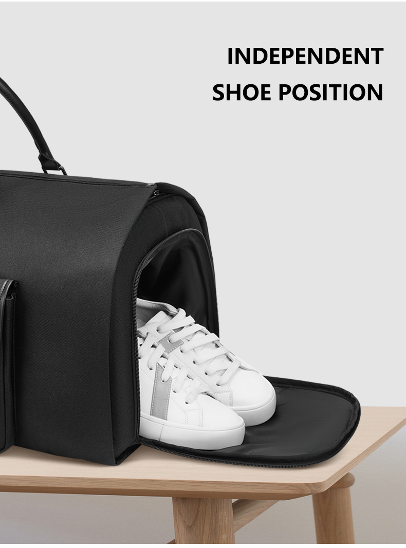 Fashionable Men Waterproof Duffle Bag With Shoe Compartment Anti Scratch
