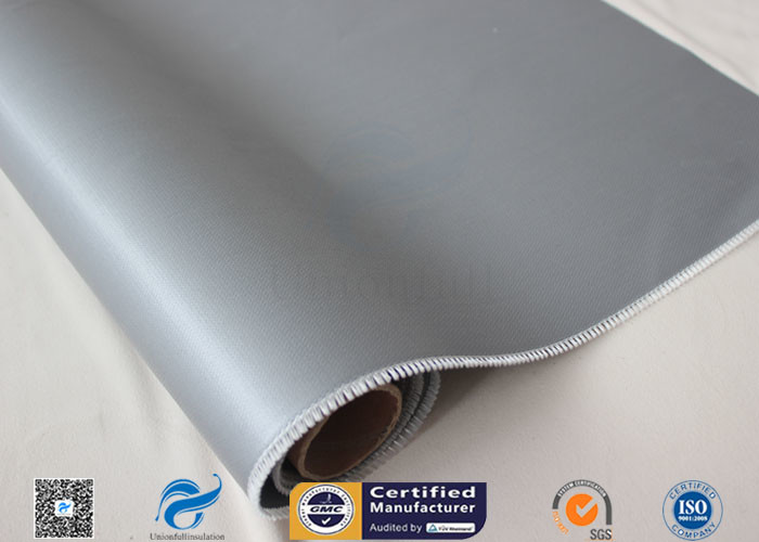 Satin Weave Silicone Coated Fiberglass Fabric 590g Fire Blanket Double Sides