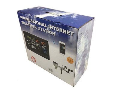 Internet-Connected Professional Wireless Wind Sensor Weather Station for Agriculture