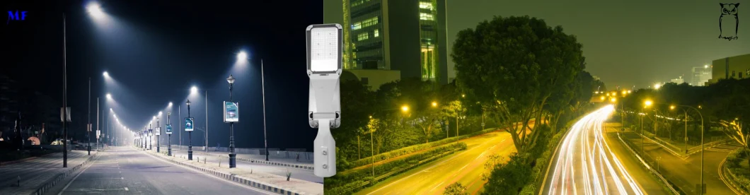 LED Flood Street Light With Support Smart Control 100W 0-10V Dim Die Casting Aluminum Waterproof IP65 175lm/W