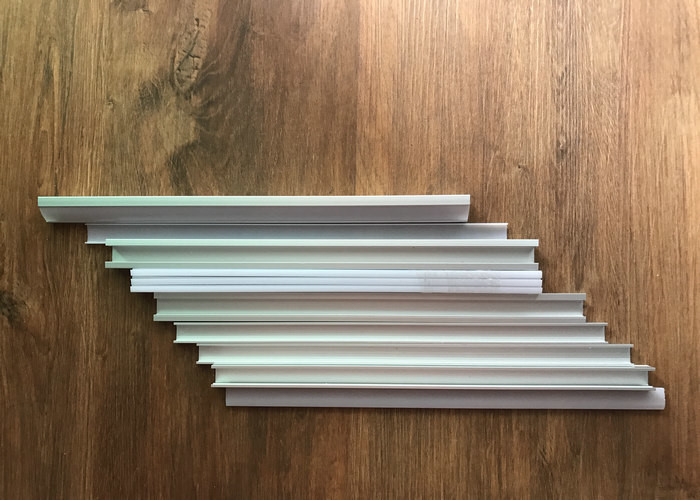 Waterproof Led Aluminum Profile Black Fixture Ip44 With Clear Diffuser Cover