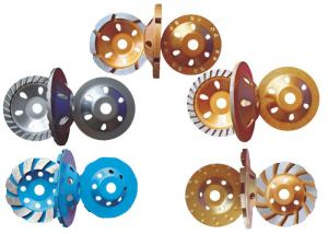 China 30# 4''  Metal Grinding Discs / Terrazzo Leveling Grinding Cup Wheel Metal Bond on sale