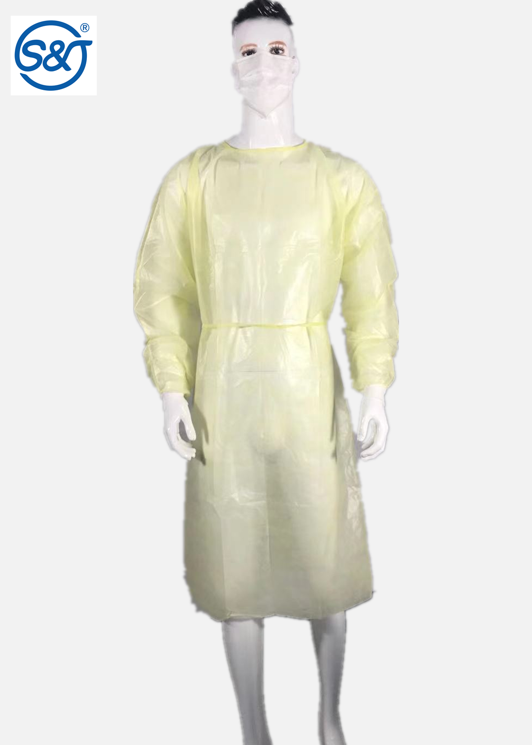 Disposable Isolation Gown 30-65g Non-woven surgical disposable isolation gown disposable uniform