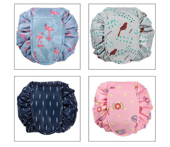 High Quality Multi-Function Colorful Printing Drawstring Cosmetic Bag