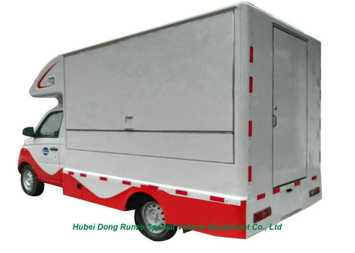 FOTON Enclosed Street Mobile Restaurant Truck For Fast Food Vending
