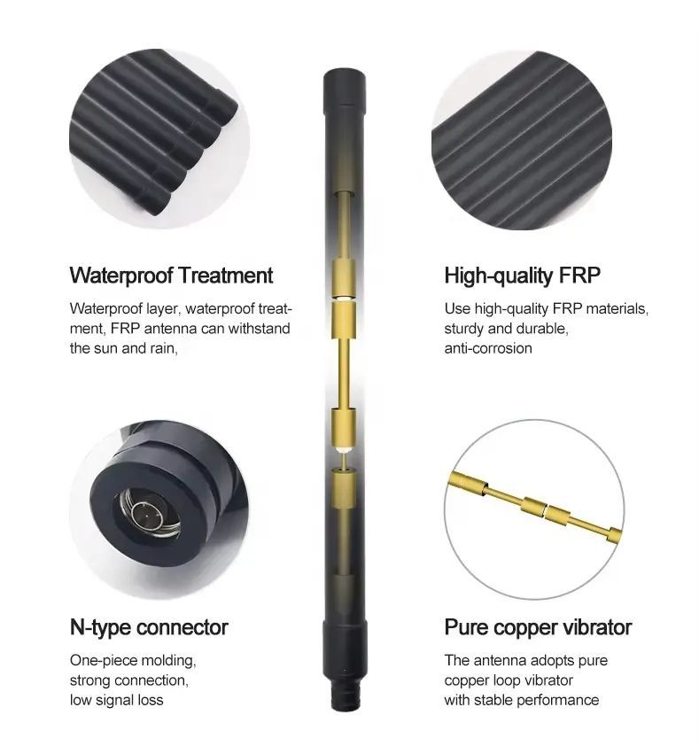 1.2g 32mm Diameter 60cm Drone Omnidirectional Digital Transmission Antenna Outdoor Waterproof Fiberglass Antenna for Uav