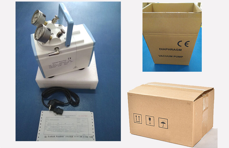 lab diaphragm vacuum pump package