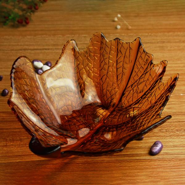 Maple Leaf Unique Decorative Charger Plates For Snack