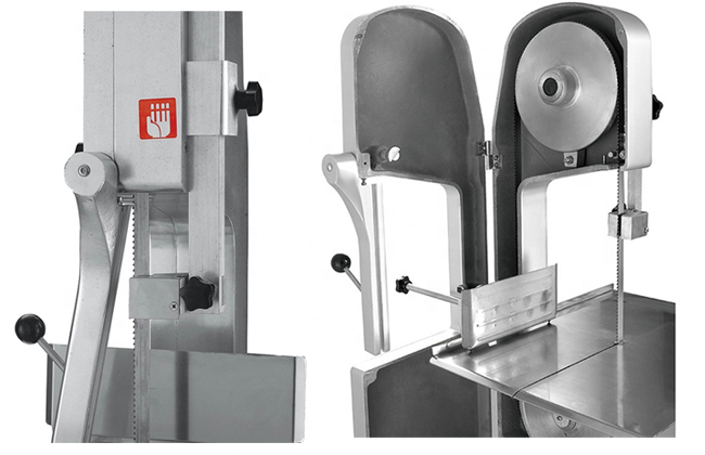 Commercial Electric Food Processing Equipments Stainless Steel Fish Meat Bone Cutting Machine For Hotel