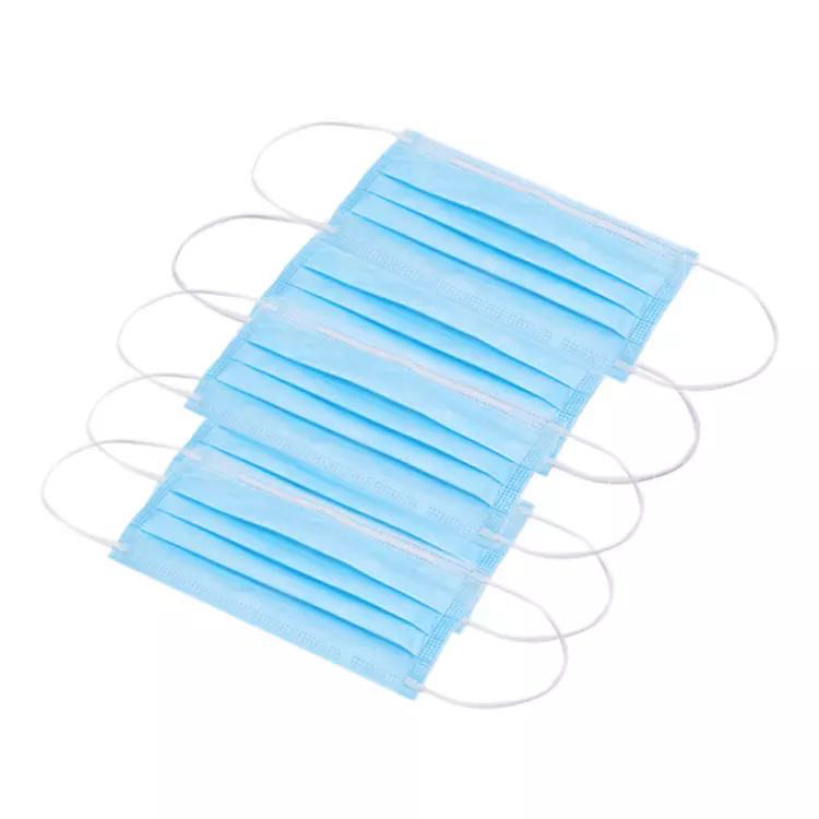 Soft Non Woven Fabric Face Mask , Water Resistant Breathable Disposable Mouth Mask
