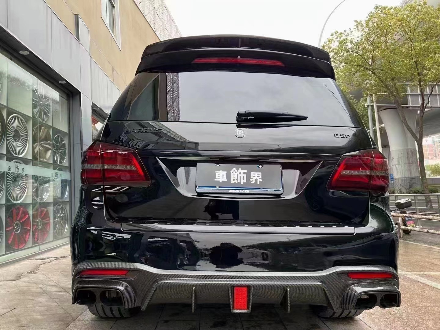 Carbon Fiber Body Kit for Bras Style GLS63 320 400 450 500 X166 Carbon Fiber Body Kit GLS63 Front Shovel Rear Diffuser