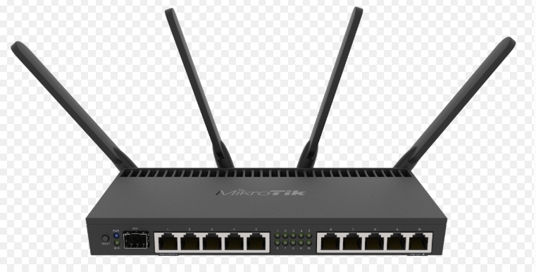MikroTik RB4011iGS+5HacQ2HnD-IN Enterprise Router with Dual-Chain Wireless 1GB RAM and 4-core CPU IP Network