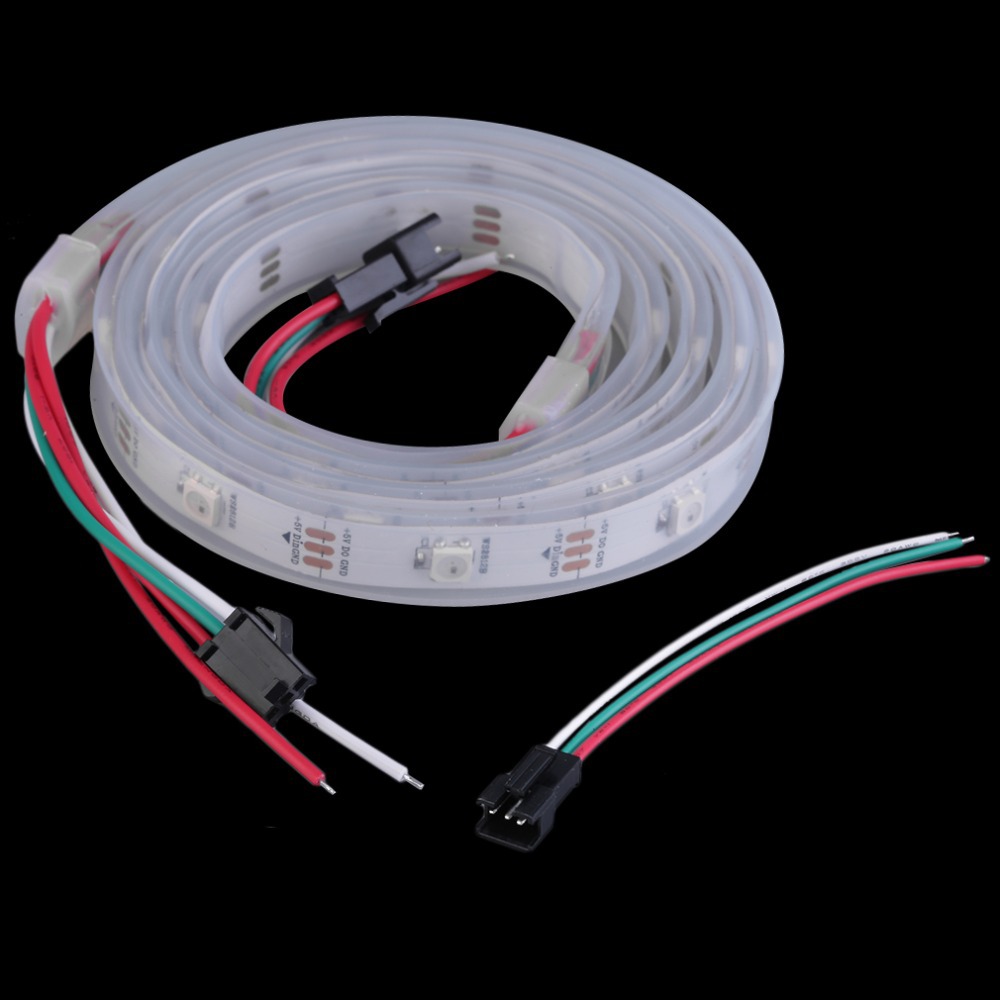 Ws2811 Ws2813 Self Adhesive LED Strip Rgbw Ws2812B Tape Light Black White