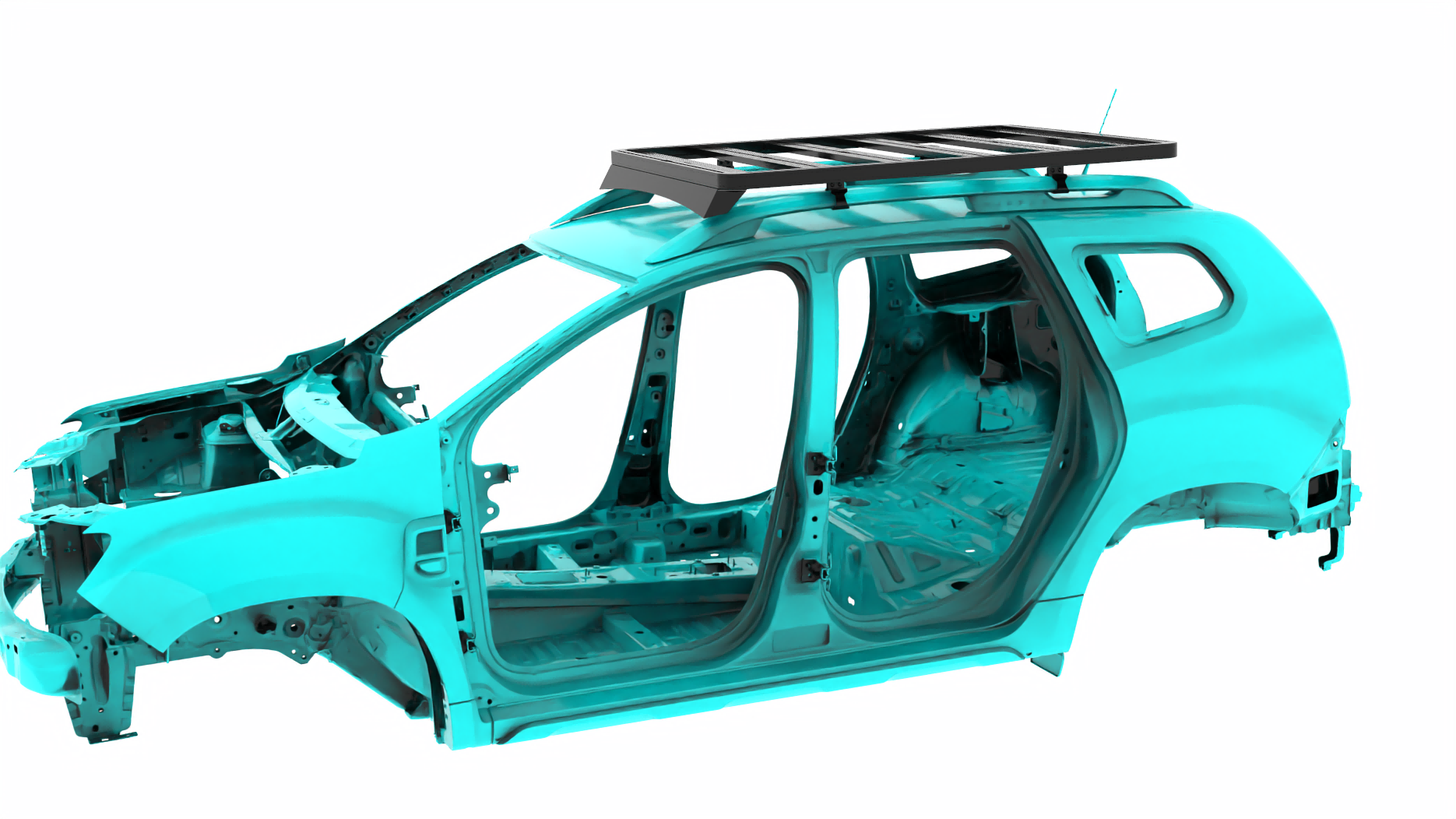 Easy Installation Aluminium Car Roof Racks for Jeep Wrangler JT JK JL 100% Inspection