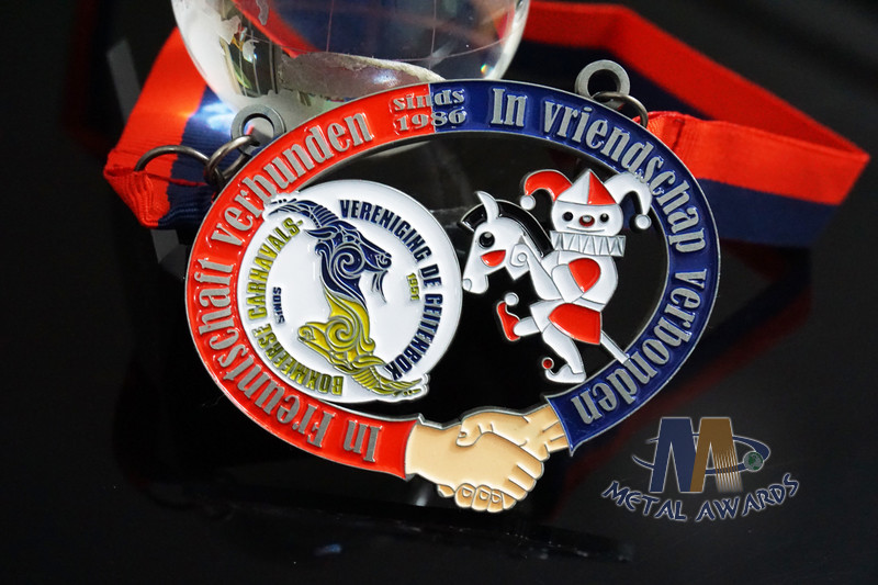 Metal Die Casting Custom Award Medals For Carnival Festival Anti Corrosion
