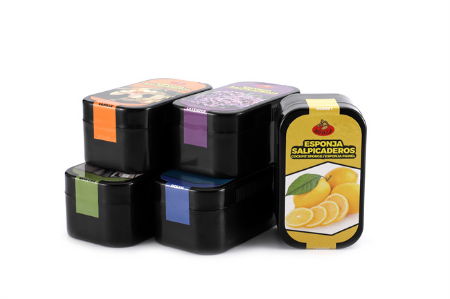 Instant Dashboard Shine Sponge Car Cockpit Silicone Cleaning Sponge Dressing Applicator Fresh Fragrance