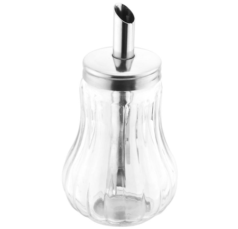 Salt and Pepper Shakers Soy Sauce and Oil Dispensers / High Transparent Glass Condiment Pots