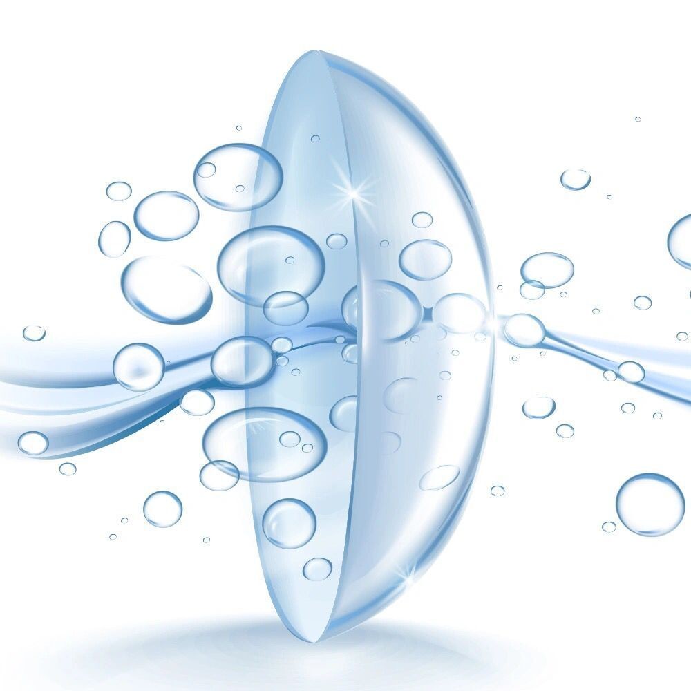 14.5mm 0.08mm Clear Soft Natural Color Contact Lens Corrective Lenses With Power