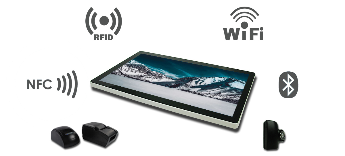 FCC 21.5″ TFT LCD Interactive Digital Signage Display
