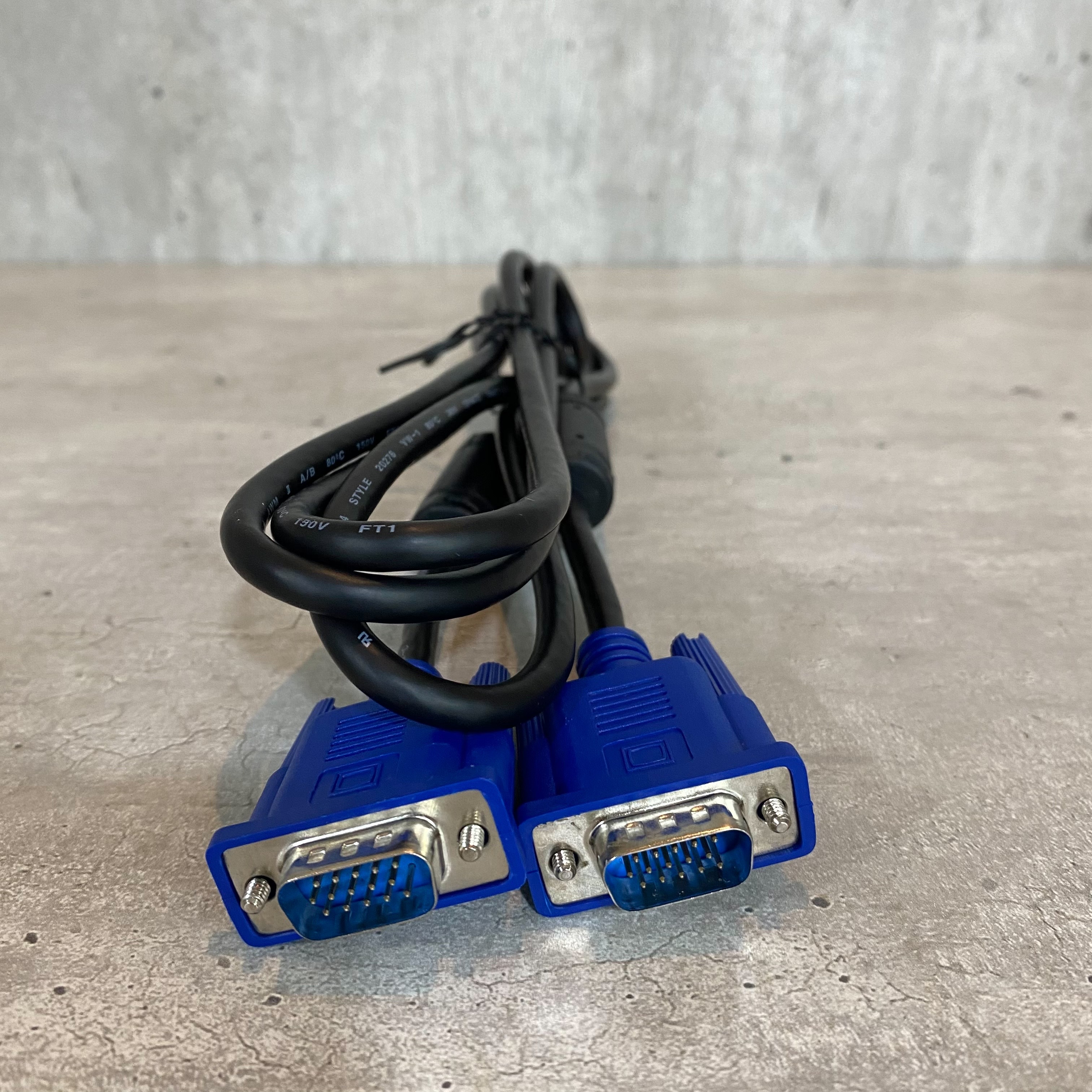 Male To Male 15 Pin VGA Audio Cable HD Computer Monitor VGA Cable 1.5m Length