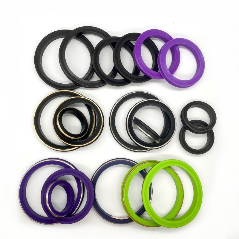 Oilfield Plug Valve Seals with NBR/HNBR/FKM Material and Brass/SS Backside