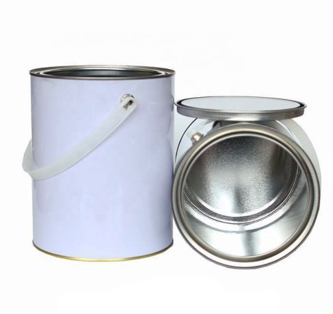 SGS 4 Liter Empty Tin Can With Lid Metal Glue Can