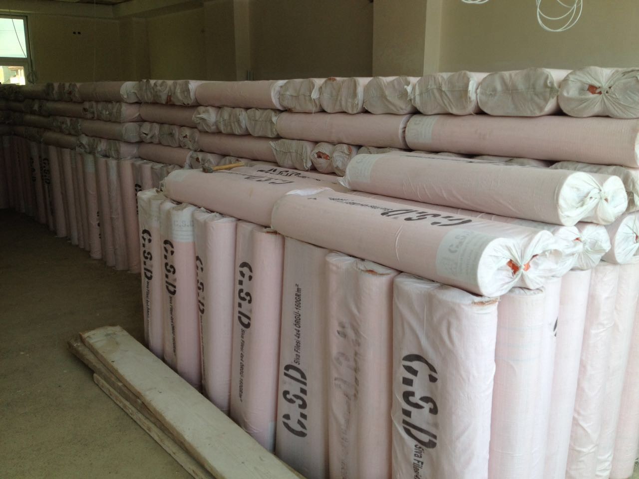 Reinforced 130g White Blue Fiberglass Mesh Roll As Building Materials