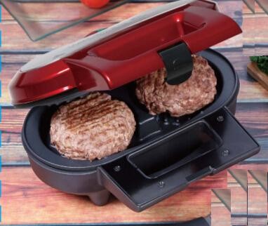 Bakelite Housing SS Panel Electric Burger Maker With GS / CE / EMC / LVD / ETL / CETL