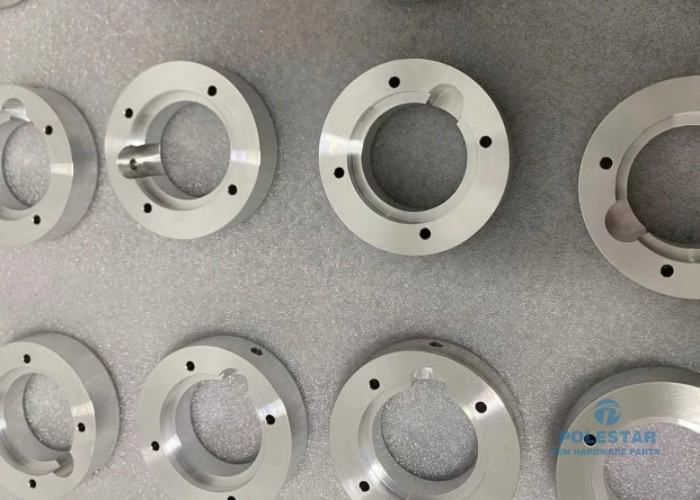 316L Micro CNC Turned Parts Powder Coated For Automotive Aerospace