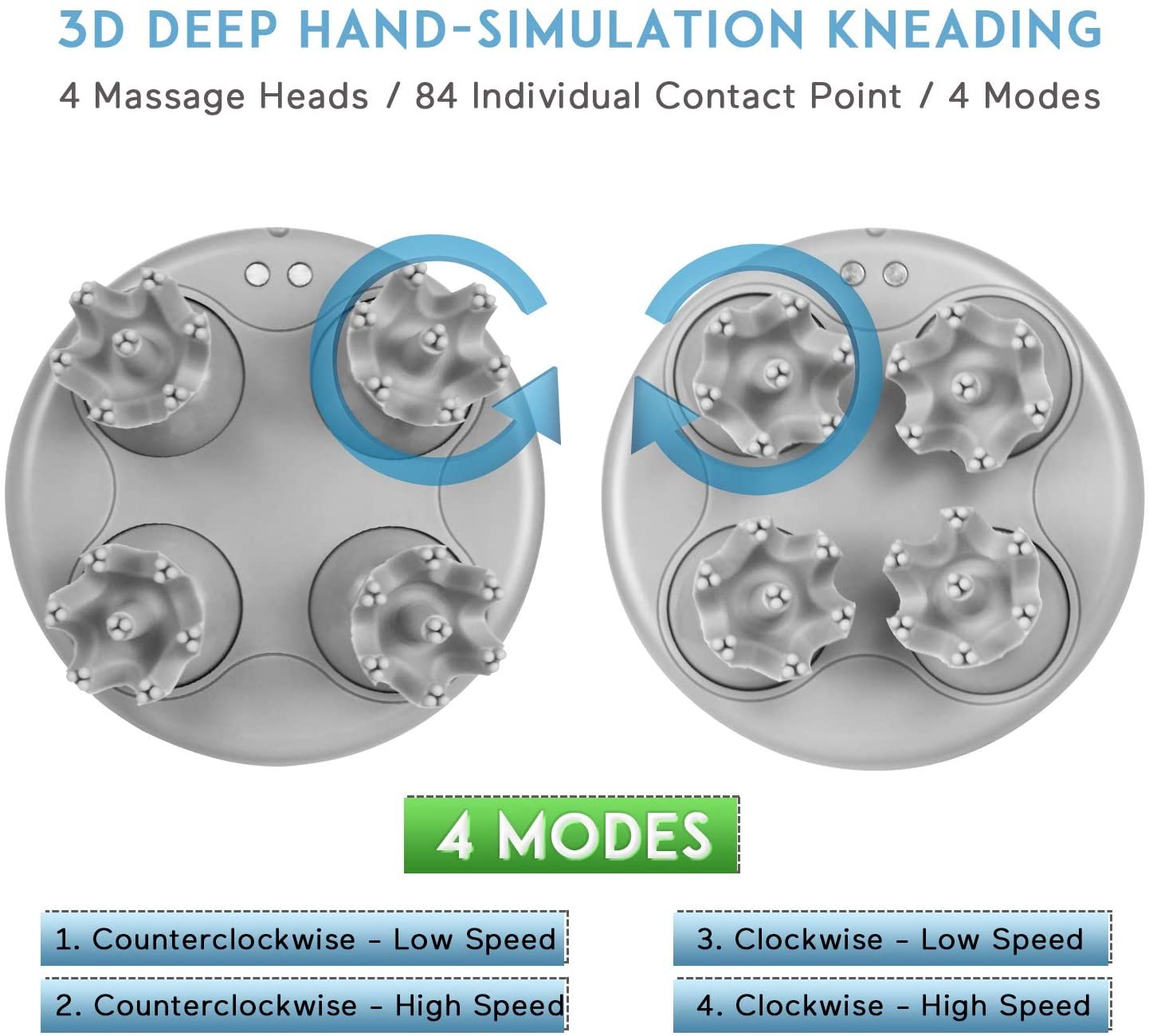 Hair Electric Head Scalp Massager USB Charging IPX7 Waterproof